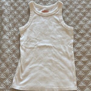 Cat & Jack White Ribbed Tank Top for Kids
